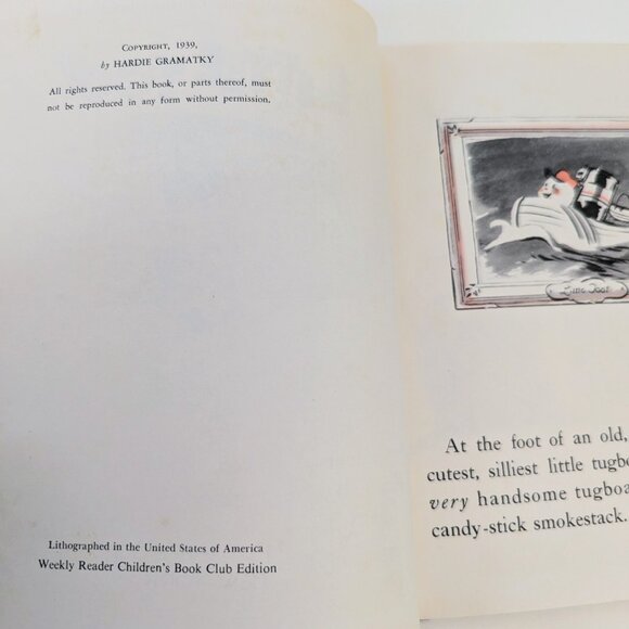 LITTLE TOOT Hardie Gramatky 1939 first edition - Art Deco Era Children's Book - Picture 9 of 13